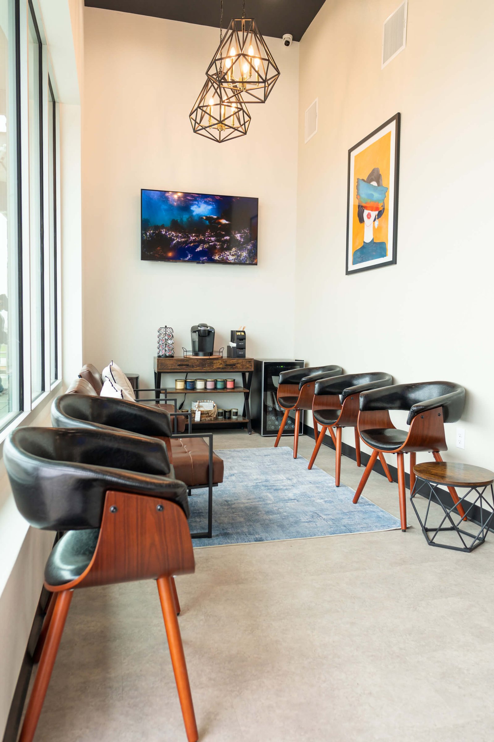 Waiting area at the Elate Orthodontics North Frisco office