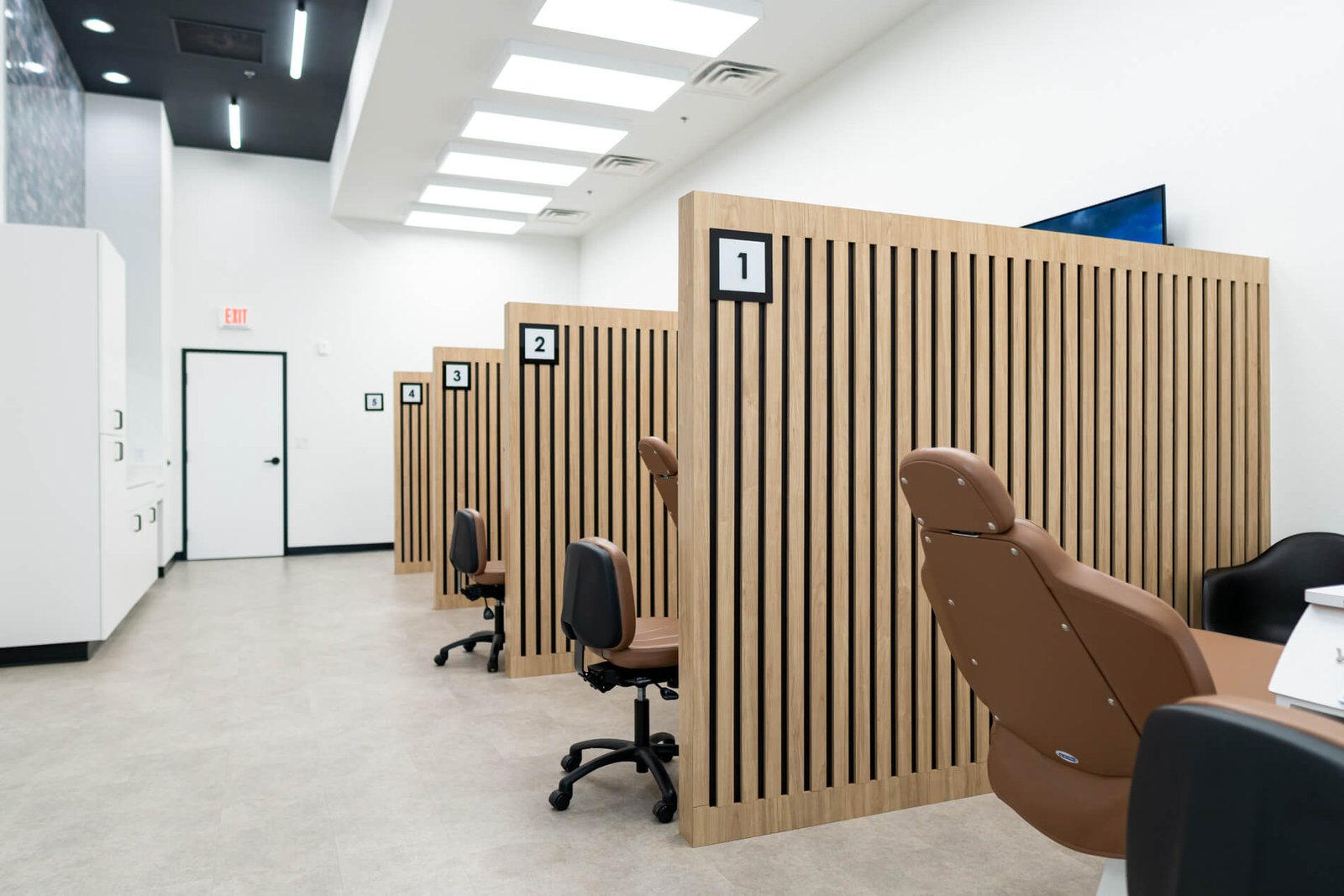 Treatment area at the Elate Orthodontics North Frisco office