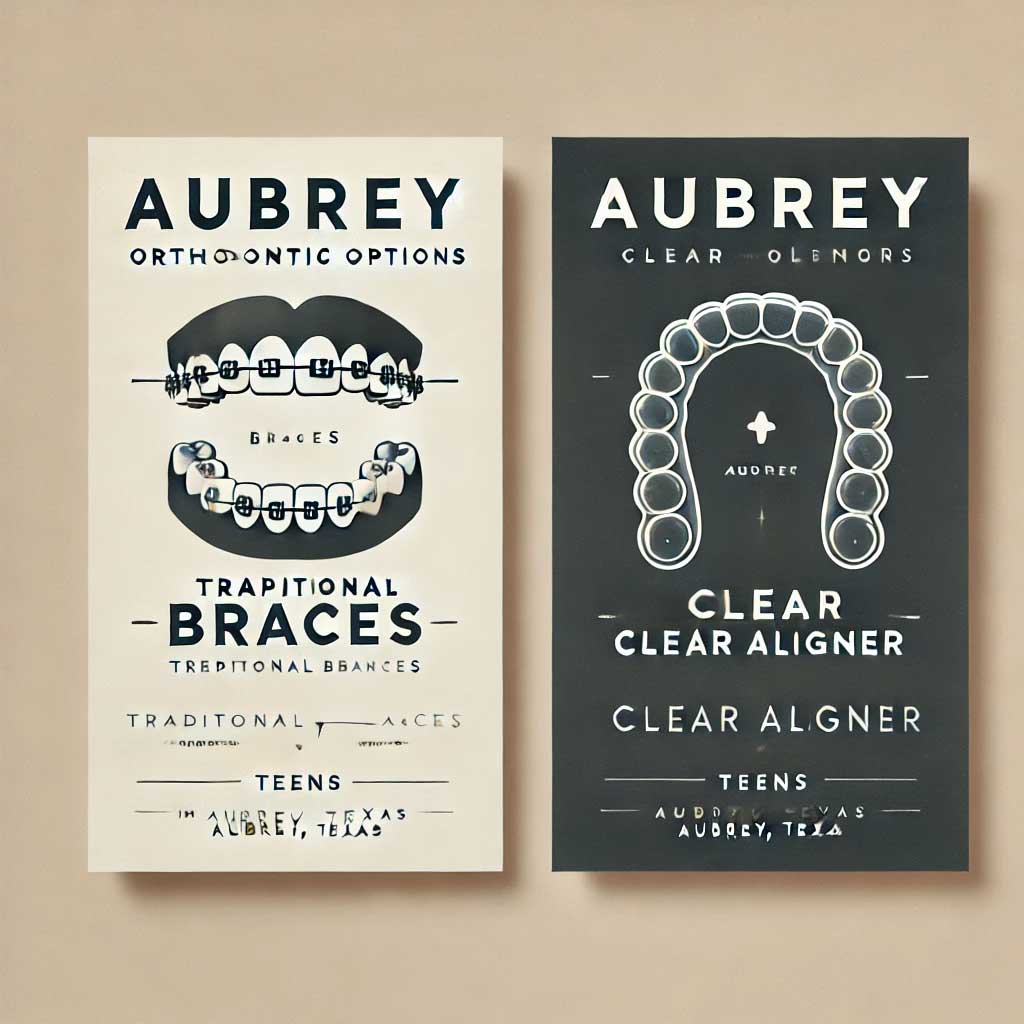 Braces vs Invisalign Aubrey TX