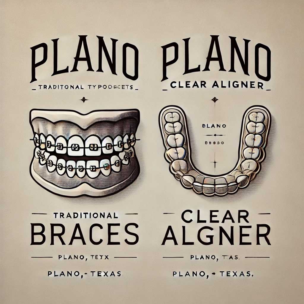 Plano clear aligner vs braces