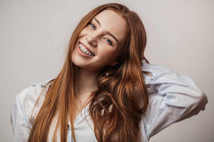 Clear ceramic braces at Elate Orthodontics Frisco TX