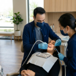Braces removal and fixed retainer removal